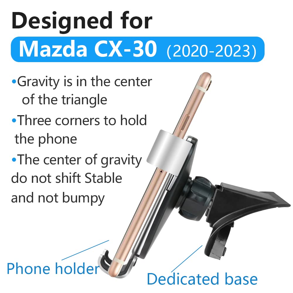 Amazon.co.jp: LUNQIN 車用携帯電話ホルダー マツダ CX-30 CX30 2020